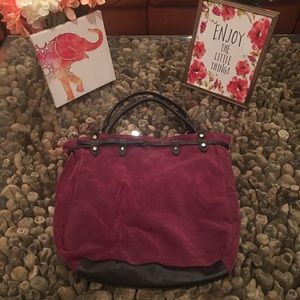 MAURIZIO TAIUTI vintage Italian leather handbag.